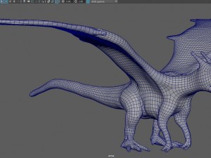 pokemon charizard realistic muscle rigged 3D Model
