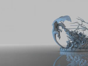 Pok&eacute;mon Charizard vs Pikachu Batalha de Fogo e Trov&atilde;o Modelo de Impressão 3D