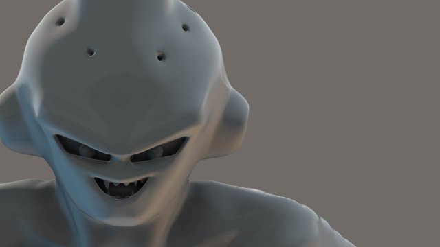 dragon ball z - kid buu 3d print model 3d print model 3D Baskı Modeli .c4d .max .obj .3ds .fbx .stl .blend 