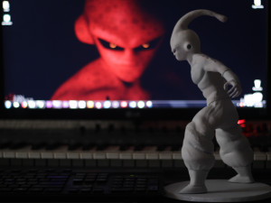 dragon ball z - kid buu 3d print model 3d print model 3D Baskı Modeli