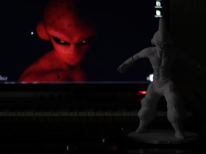 dragon ball z - kid buu 3d print model 3d print model 3D Baskı Modeli