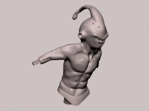 dragon ball z - kid buu 3d print model 3d print model 3D Print Model