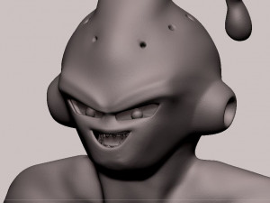 dragon ball z - kid buu 3d print model 3d print model 3D Baskı Modeli