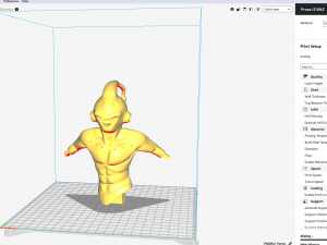 dragon ball z - kid buu 3d print model 3d print model 3D Baskı Modeli