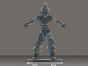 dragon ball z - kid buu 3d print model 3d print model 3D Baskı Modeli