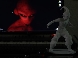 dragon ball z - kid buu 3d print model 3d print model 3D Baskı Modeli