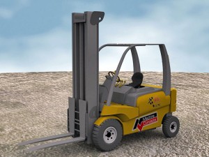 forklift 3D Model