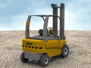 forklift 3D Model