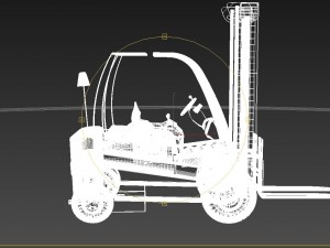 forklift 3D Model