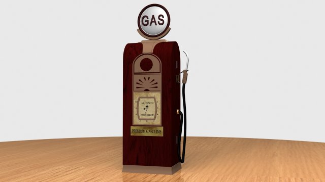 gasoline furniture vintage Modello 3D .c4d .max .obj .3ds .fbx .stl .blend 
