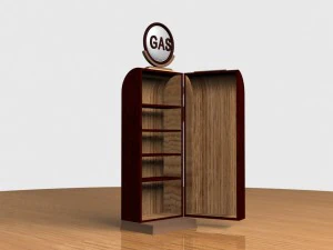 gasoline furniture vintage 3D Model