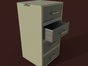file cabinet Modelo 3D