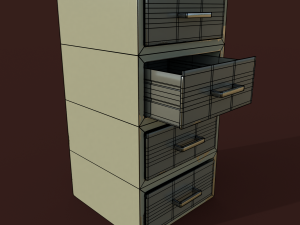 file cabinet Modèle 3D
