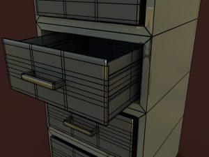 file cabinet Modèle 3D