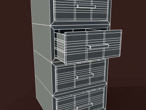 file cabinet Modèle 3D