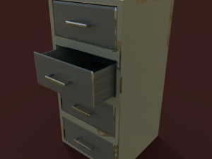file cabinet Modèle 3D