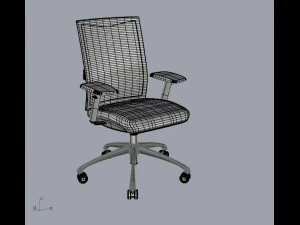 kursi kantor Model 3D