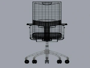 kursi kantor Model 3D