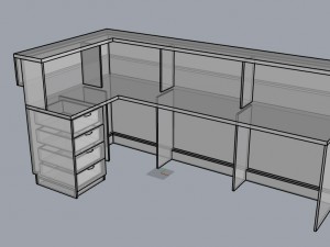 receptionist 3D 모델