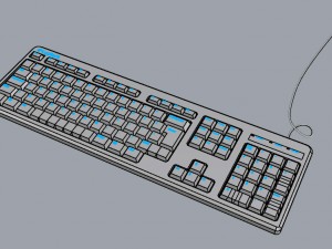 keyboard 3D Model