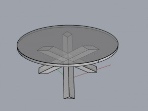 table Model 3D