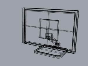 monitor Modelo 3D