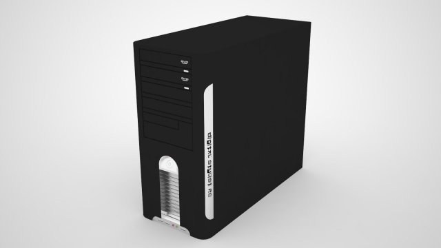 system unit 3D Model .c4d .max .obj .3ds .fbx .stl .blend 
