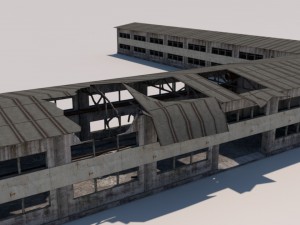 russian abandoned workshops Modèle 3D