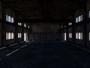 russian abandoned workshops 3D Model