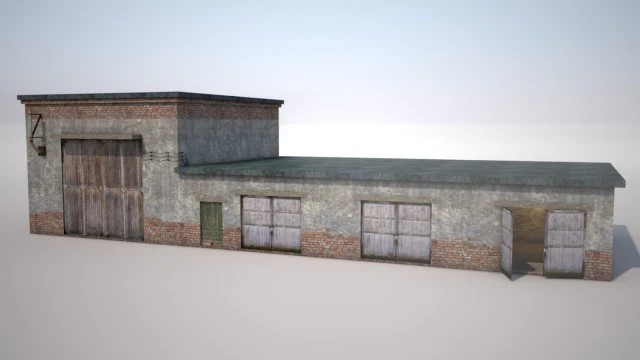 garages 3D Model .c4d .max .obj .3ds .fbx .stl .blend 