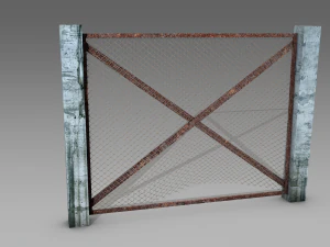 broken fences 3D Model