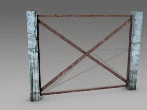 broken fences 3D Model