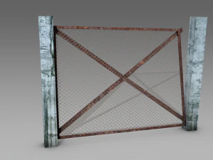 broken fences 3D Model