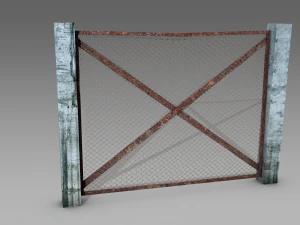 broken fences 3D Model
