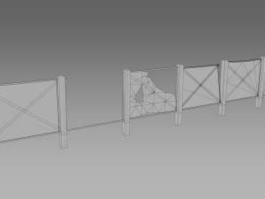 broken fences Modelo 3D