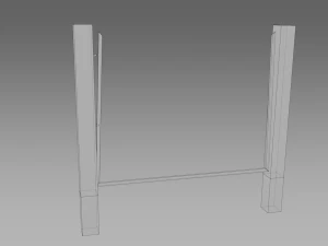 broken fences 3D Model