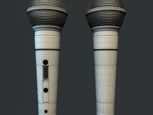 Microphone shure sm58 3D Model
