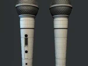 Microphone shure sm58 3D Model