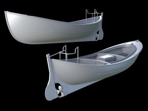 Whaleboat mk 2 3D Модель