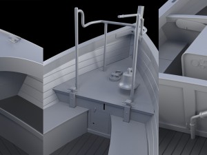 Whaleboat mk 2 3D Модель