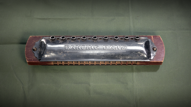 Harmonica 3D 모델 .c4d .max .obj .3ds .fbx .stl .blend 