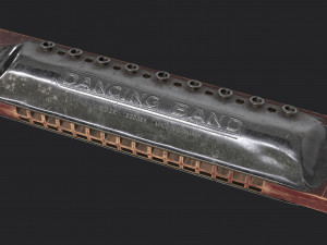 Harmonica 3D 모델