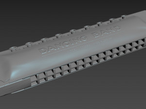Harmonica 3D 모델