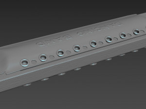 Harmonica 3D 모델