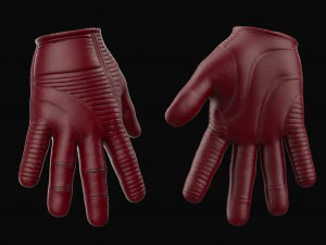 Leather gloves 3D Model