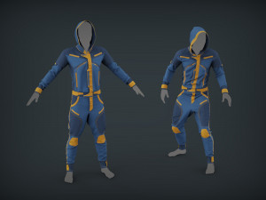 Overalls Modelo 3D