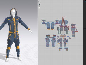 Overalls 3D Model