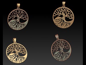 Jewellery pendant tree Modelo de Impressão 3D