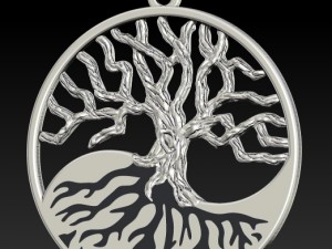 Jewellery pendant tree Modelo de Impressão 3D