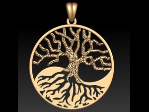 Jewellery pendant tree Modelo de Impressão 3D